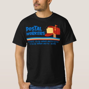 Camiseta Destinatários do Empregado Postal: Principais Souv