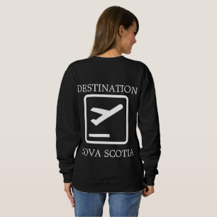 Camiseta Destino à Nova Escócia Oriental Hoodie