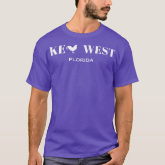 Camiseta Destino das Férias de Divertimento Key West Chicke