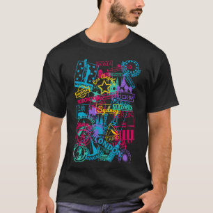 Camiseta Destino de Viagem com Carimbo de Passaporte