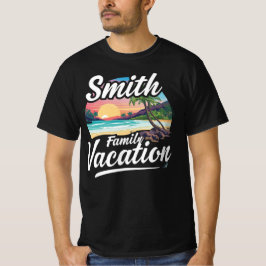 Camiseta Destino de Viagem Personalizado para Férias da Fam