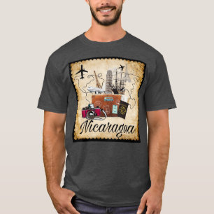 Camiseta Destino do Viagem de Souvenir na Nicarágua
