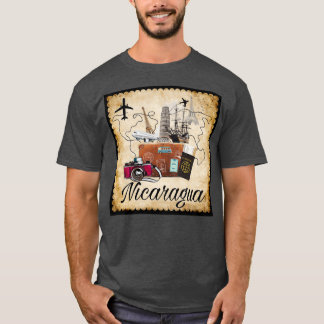 Camiseta Destino do Viagem de Souvenir na Nicarágua