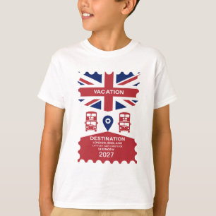 Camiseta Destino - Londres - Férias no Reino Unido