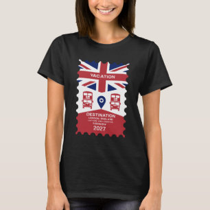 Camiseta Destino - Londres - Férias no Reino Unido