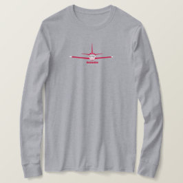 Camiseta Destino: Piscataway Logotipo do avião NJ New Jerse