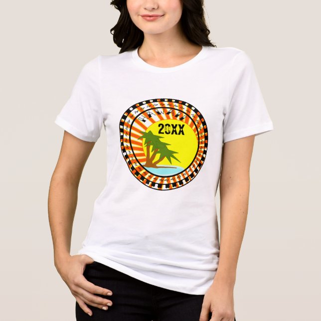 Camiseta Destiny no Havaí com Ano (Frente)