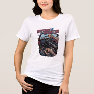 Camiseta Destroços São Redenção Gráfico de Carro Cibernétic