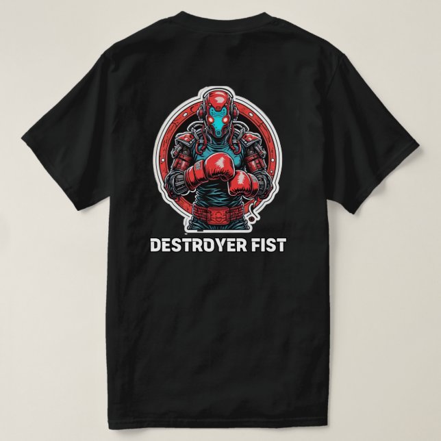 Camiseta Destroyer fist (Verso do Design)