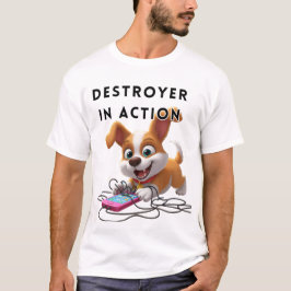 Camiseta Destroyer Puppy in Action