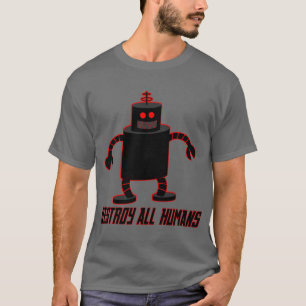Camiseta Destrua todos os seres humanos