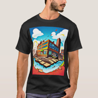 Camiseta destruição
