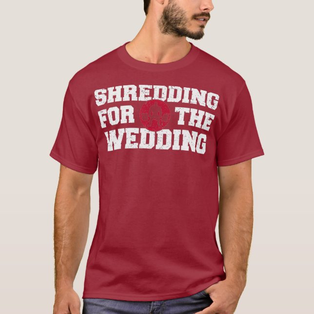 Camiseta Destruição De Giro Engraçado De Casamento Engraçad (Frente)