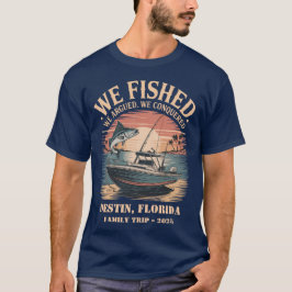 Camiseta Destruição de pesca familiar personalizada, Flórid