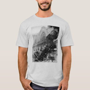 Camiseta Destruição do trem em Montparnasse (1895)