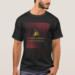 Camiseta destruidor de desafio espartano motivacional