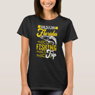 Camiseta Destruindo Férias de Trip de Pesca na Flórida Pesc