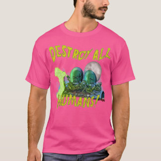 Camiseta Destruir todos os humanos