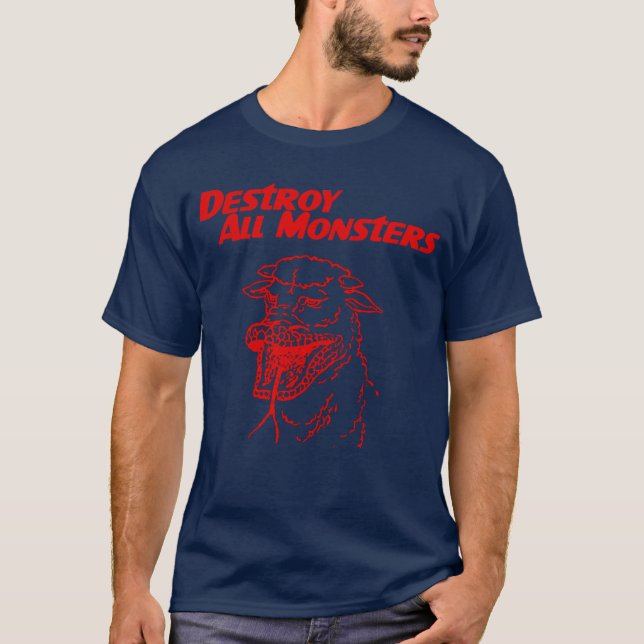 Camiseta Destruir todos os monstros (Frente)