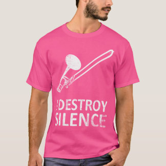 Camiseta Destruo o silêncio - Orquestra de Trombone Engraça