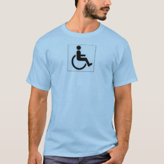 Camiseta desvantagem acessível