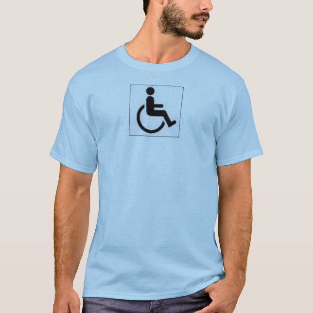 Camiseta desvantagem acessível (Frente)