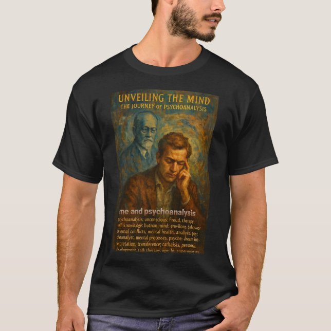 Camiseta Desvendar a Mente: A Viagem da Psicanálise (Frente)