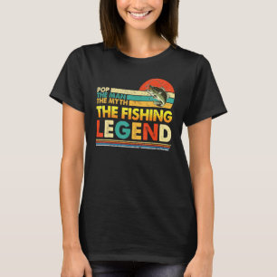 Camiseta Desvendar O Homem Mito Lenda Da Pesca Dia Dos Pais