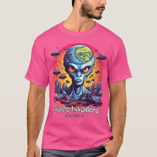 Camiseta Desvendar O Mistério Dos Invasores Espaciais Da Al