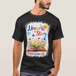 Camiseta Desvendar uma história verão leitura 2026 wildflow