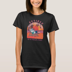 Camiseta Desvio de Vintage Designer de Moda do Assistente A