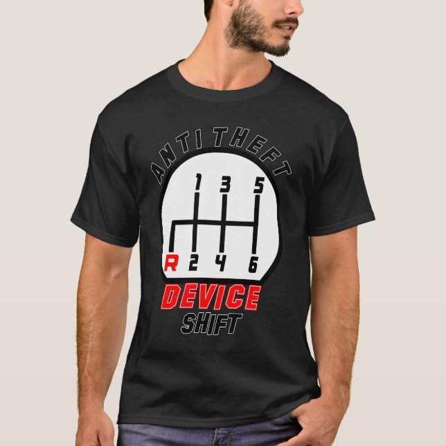Camiseta Desvio do dispositivo antirroubo para carro (Frente)