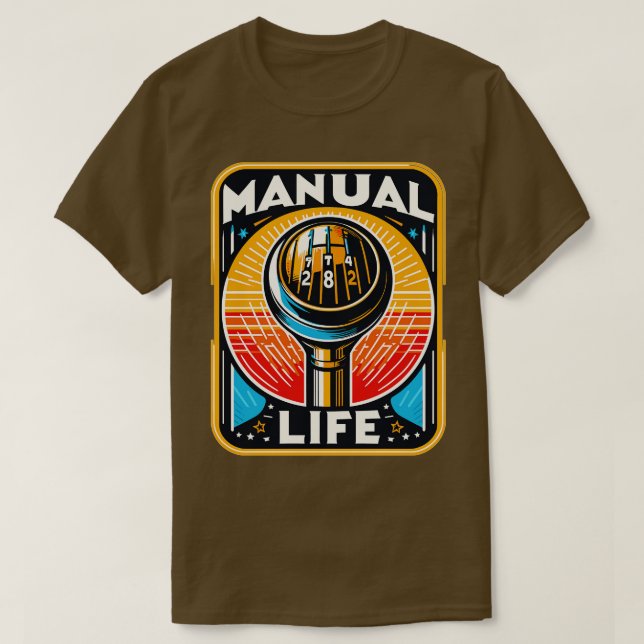 Camiseta Desvio manual da engrenagem 2 (Frente do Design)