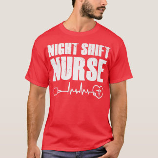 Camiseta Desvio noturno Diferente Stetoscope Nurs Engraçado