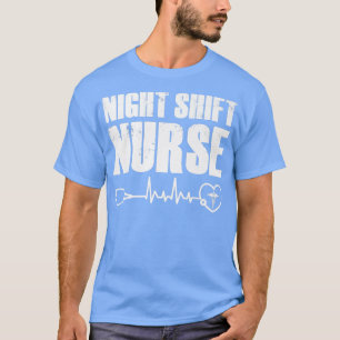 Camiseta Desvio noturno Diferente Stetoscope Nurs Engraçado