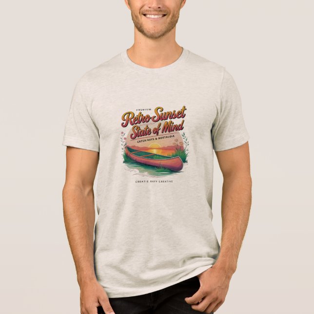 Camiseta Desvio por Sunset - Estado da Mente Retroativo, Di (Frente)