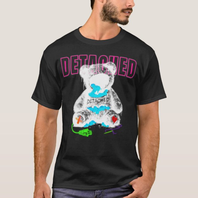 Camiseta Detachment Dark Teddy Bear Graphic Tee (Frente)