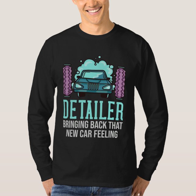 Camiseta Detailer Car Detailing  Car Wash (Frente)