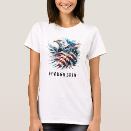 Camiseta *~* Detalhado AP16 American Flag Bald EAGLE EUA