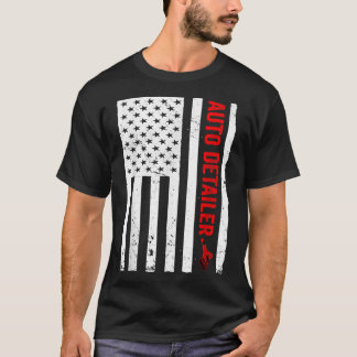 Camiseta Detalhador Automático de Indicador EUA Detalhado