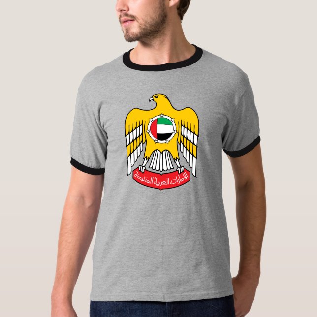 Camiseta Detalhe da brasão dos Uae (Frente)