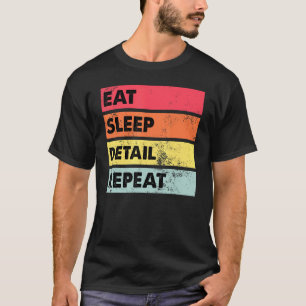 Camiseta Detalhe da Repetição de Detalhes da Repetição de C