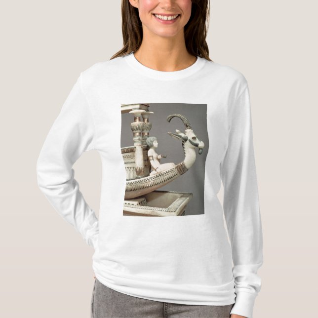 Camiseta Detalhe de prow de um barco com cabeça do sírio (Frente)