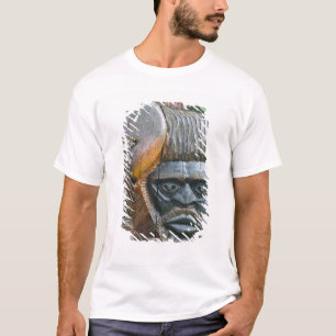 Camiseta Detalhe do poste totêmico Kanak, Noumea, Nova