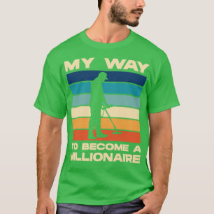 Camiseta Detecção de metal engraçado