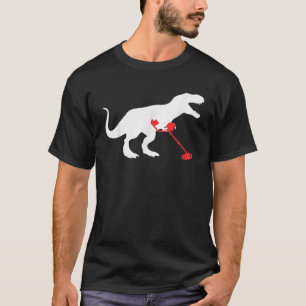 Camiseta Detecção de Metal Engraçado por Detectsaurus Dinos