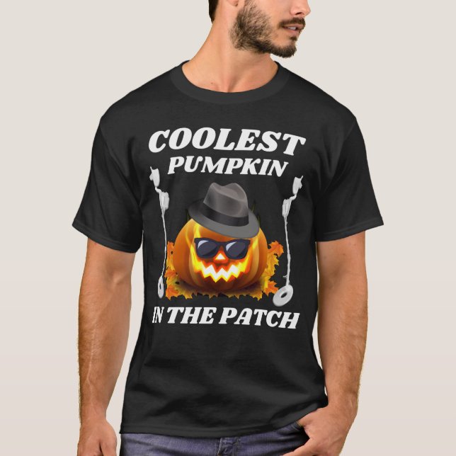 Camiseta Detecção De Metal, Pumpkin Mais Fresco No Sistema (Frente)