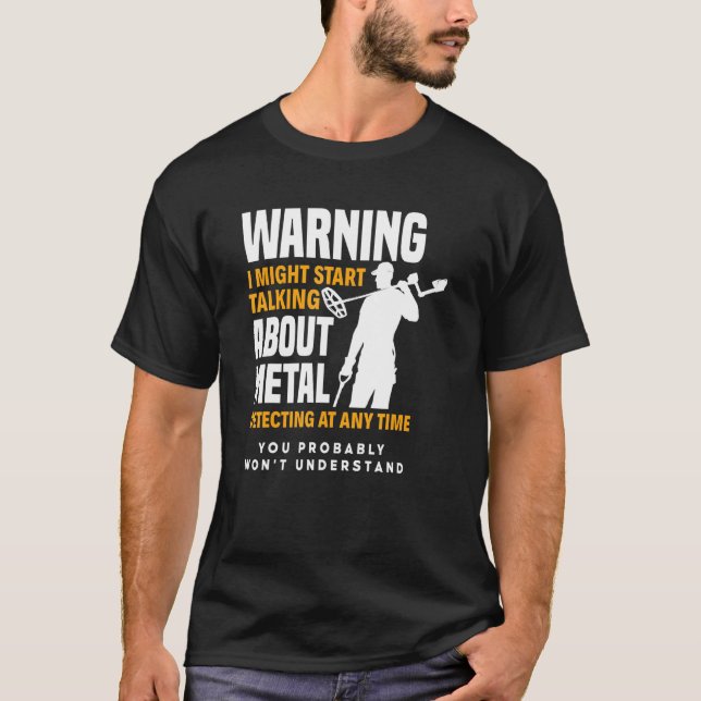 Camiseta Detecção Metálica de Ventiladores de Caça de Tesou (Frente)