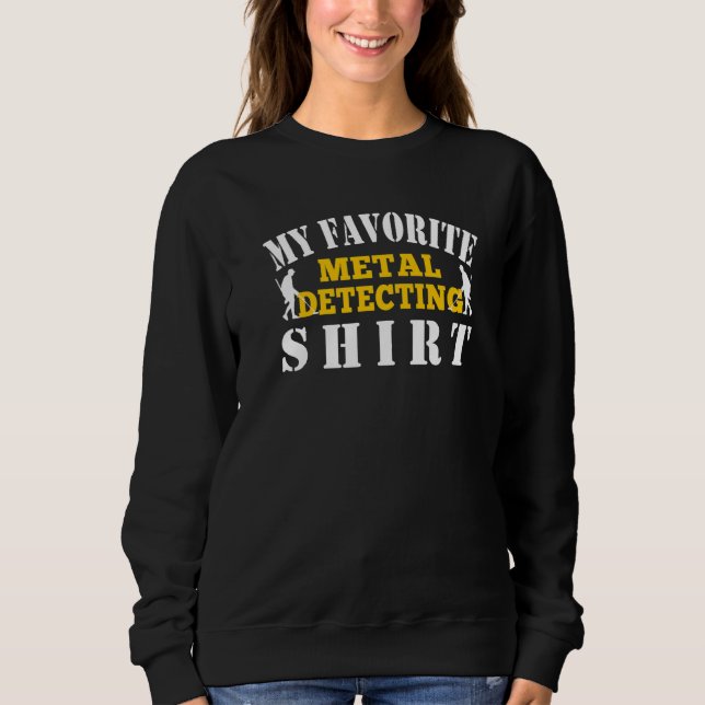 Camiseta Detectando Metais com Meu Detector de Metais Favor (Frente)