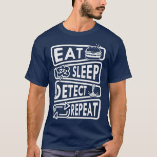 Camiseta Detectar Repetição de Detecção de Metais Detectand